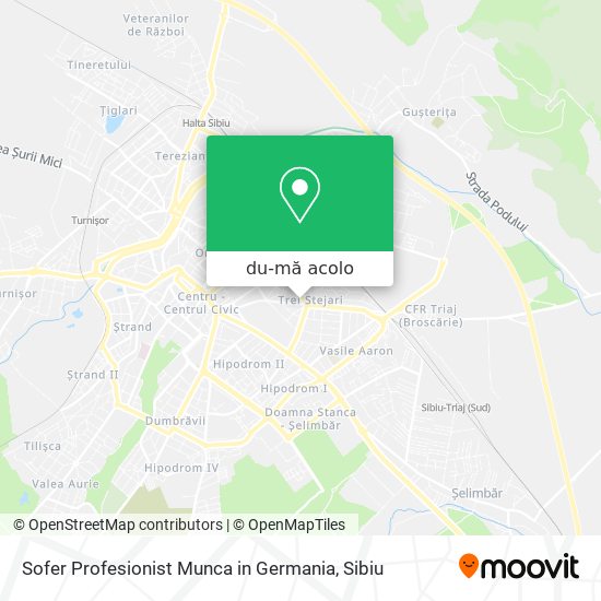 Hartă Sofer Profesionist Munca in Germania