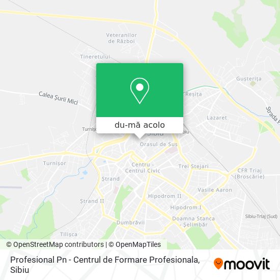 Hartă Profesional Pn - Centrul de Formare Profesionala