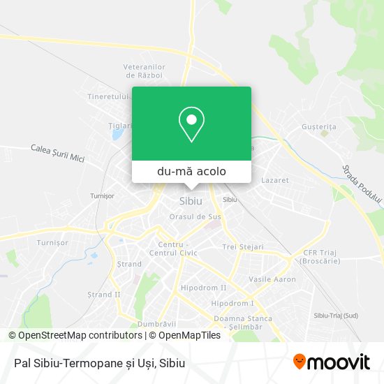 Hartă Pal Sibiu-Termopane și Uși