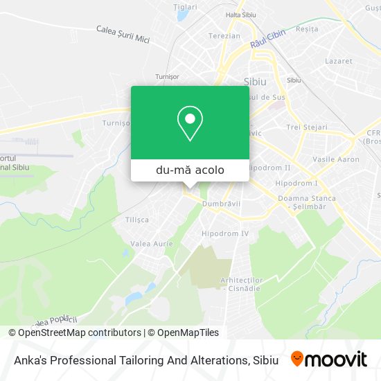 Hartă Anka's Professional Tailoring And Alterations