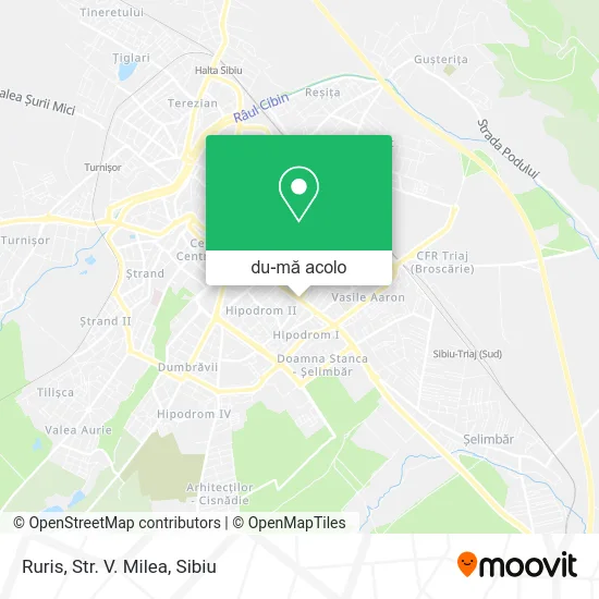 Hartă Ruris, Str. V. Milea