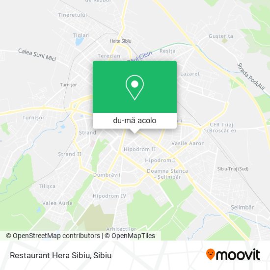 Hartă Restaurant Hera Sibiu