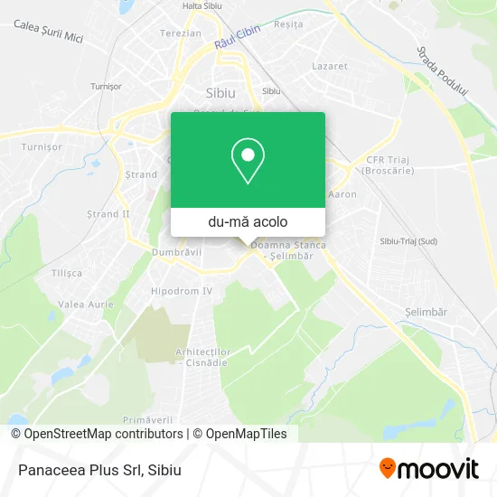 Hartă Panaceea Plus Srl