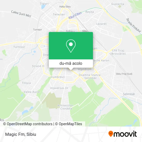 Hartă Magic Fm