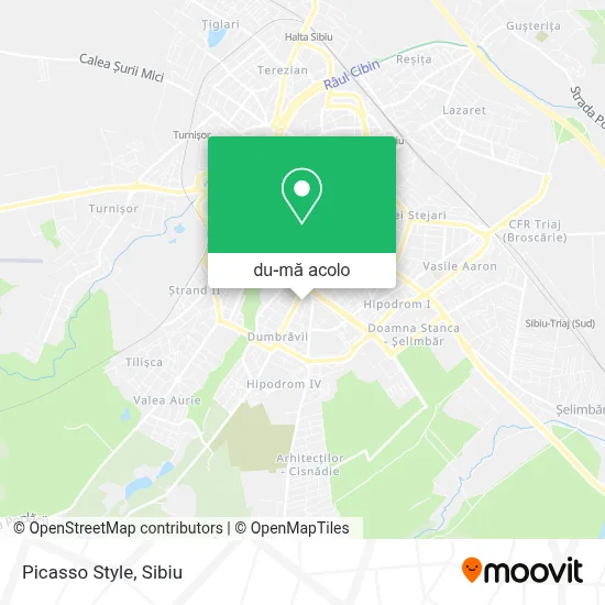 Hartă Picasso Style