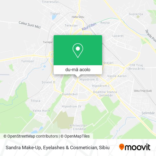 Hartă Sandra Make-Up, Eyelashes & Cosmetician