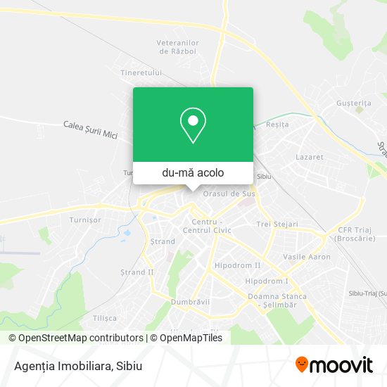 Hartă Agenția Imobiliara