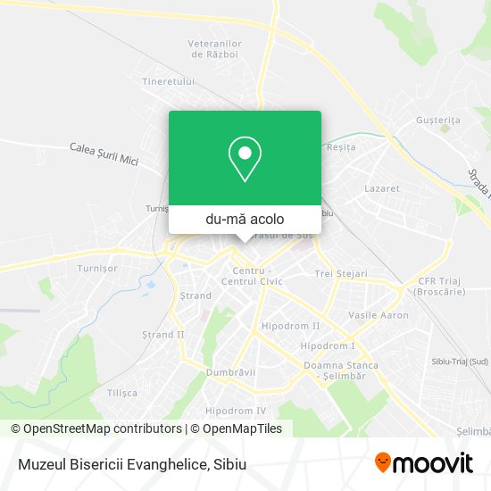 Hartă Muzeul Bisericii Evanghelice