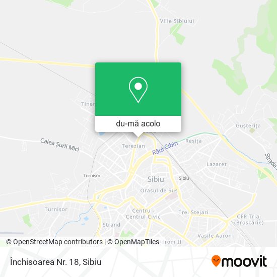 Hartă Închisoarea Nr. 18