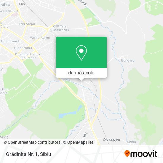 Hartă Grădinița Nr. 1