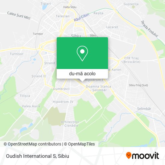 Hartă Oudish International S