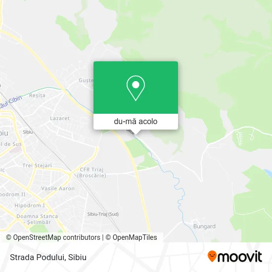 Hartă Strada Podului