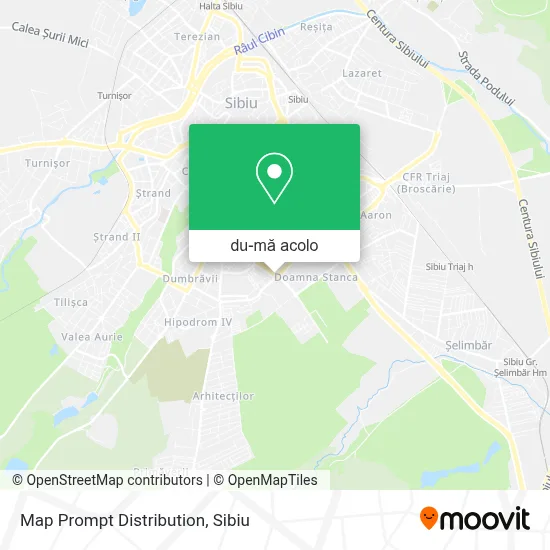 Hartă Map Prompt Distribution