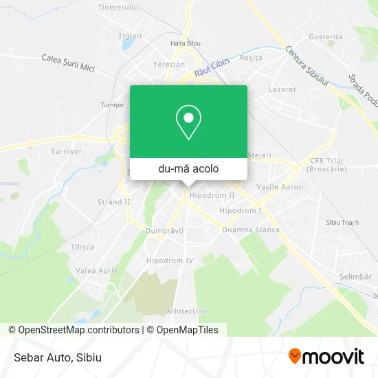 Hartă Sebar Auto