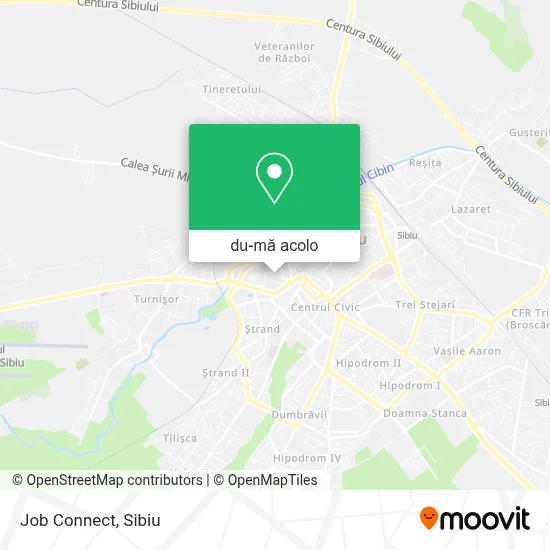 Hartă Job Connect
