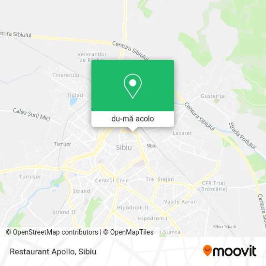 Hartă Restaurant Apollo