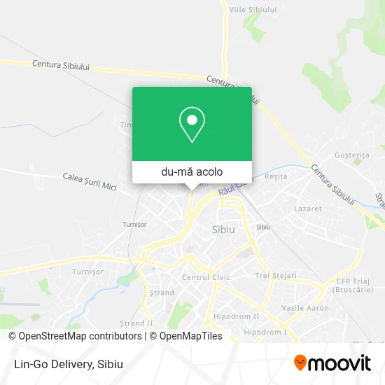 Hartă Lin-Go Delivery