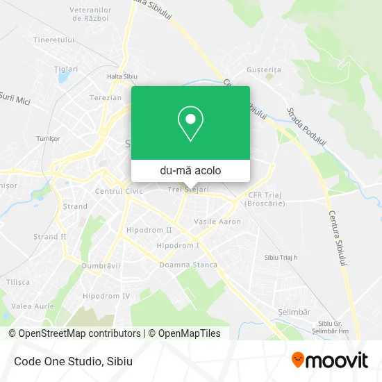 Hartă Code One Studio