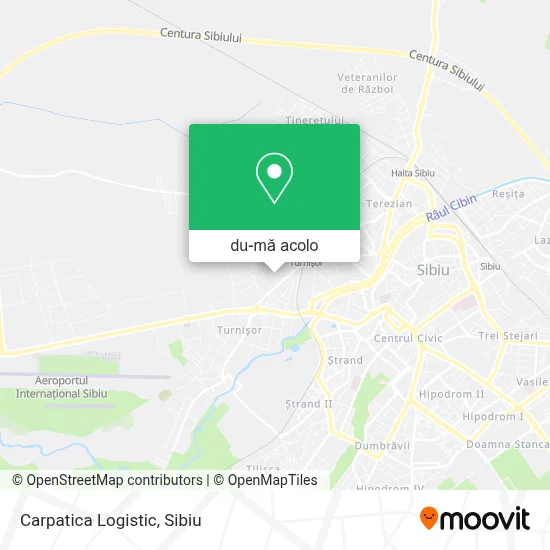 Hartă Carpatica Logistic