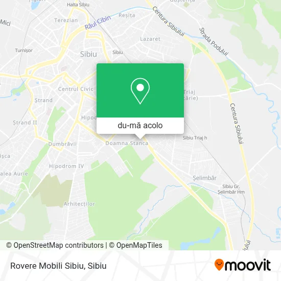 Hartă Rovere Mobili Sibiu