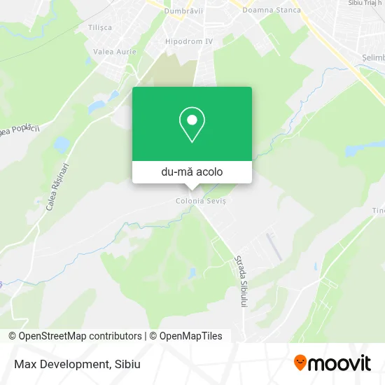 Hartă Max Development