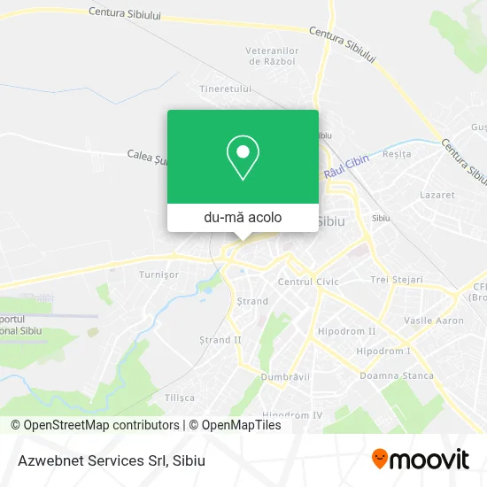 Hartă Azwebnet Services Srl