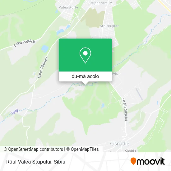 Hartă Râul Valea Stupului