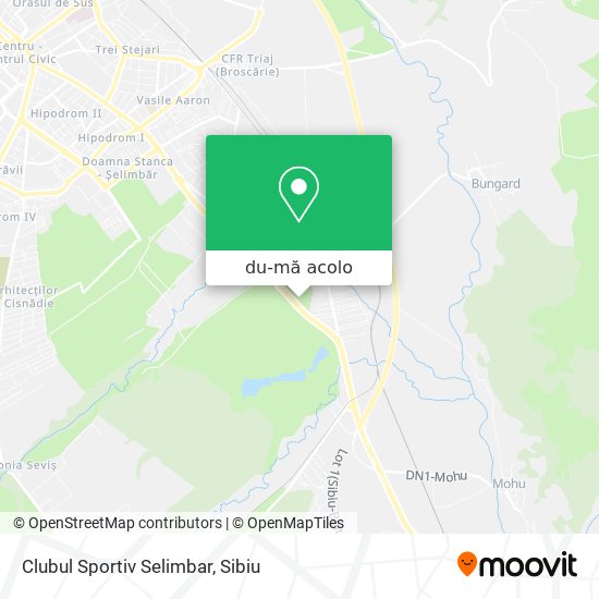 Hartă Clubul Sportiv Selimbar