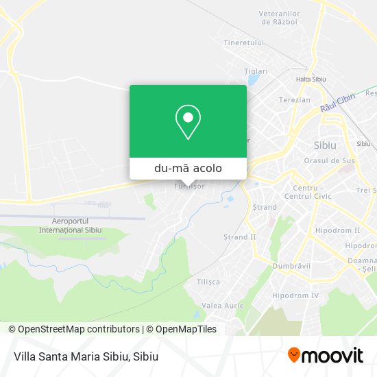 Hartă Villa Santa Maria Sibiu