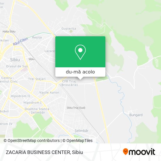 Hartă ZACARIA BUSINESS CENTER