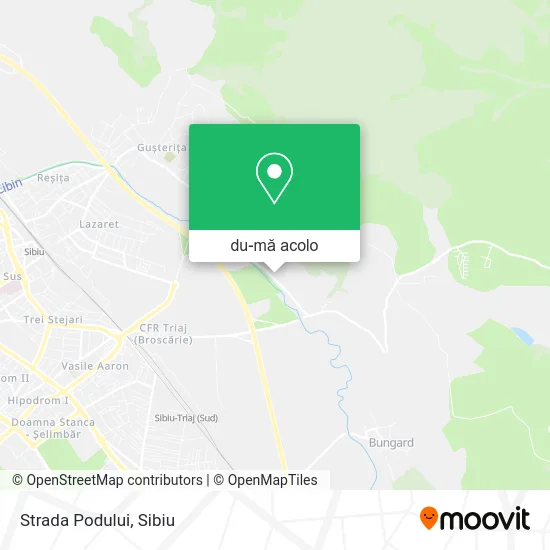 Hartă Strada Podului