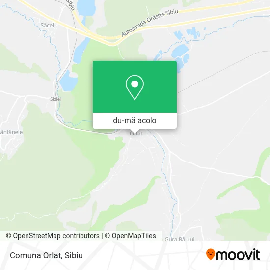 Hartă Comuna Orlat