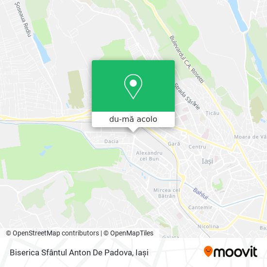 Hartă Biserica Sfântul Anton De Padova