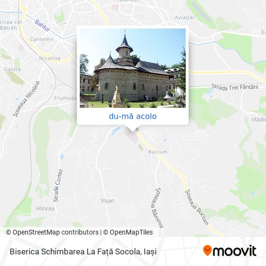 Hartă Biserica Schimbarea La Față Socola