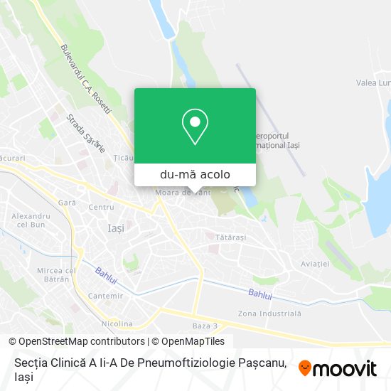 Hartă Secția Clinică A Ii-A De Pneumoftiziologie Pașcanu