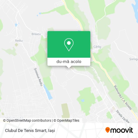Hartă Clubul De Tenis Smart