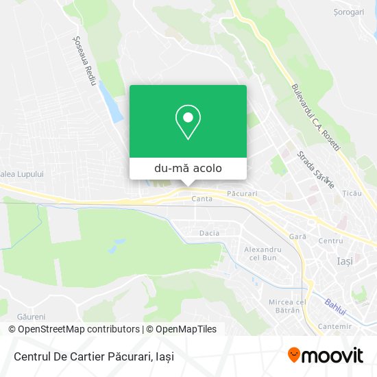 Hartă Centrul De Cartier Păcurari