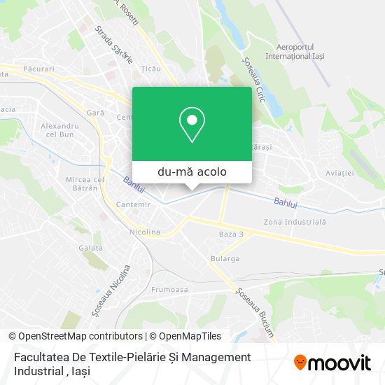 Hartă Facultatea De Textile-Pielărie Și Management Industrial