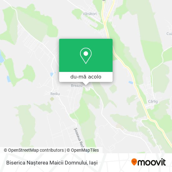 Hartă Biserica Nașterea Maicii Domnului