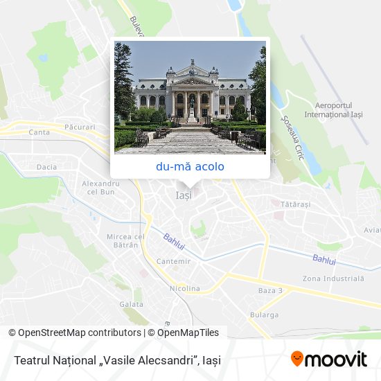 Hartă Teatrul Național „Vasile Alecsandri”