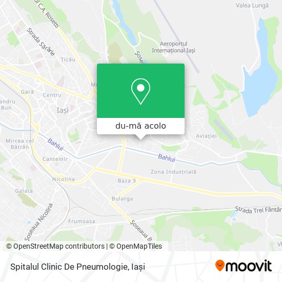 Hartă Spitalul Clinic De Pneumologie