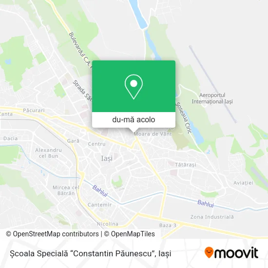 Hartă Școala Specială “Constantin Păunescu”