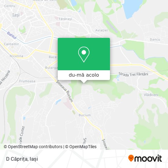Hartă D Căprița