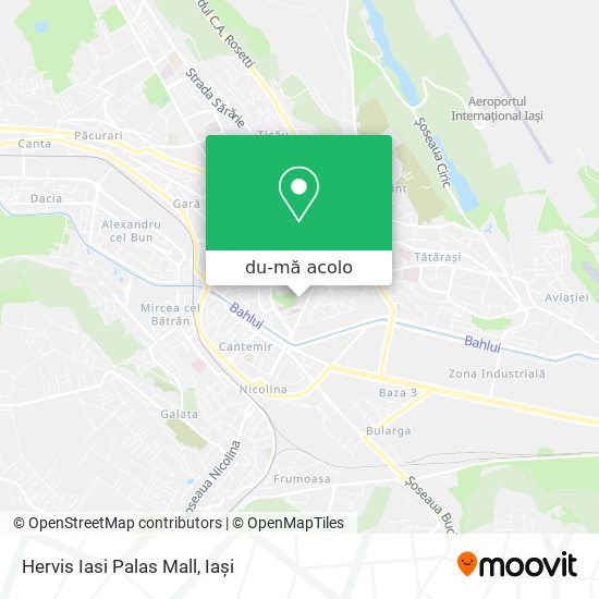 Hartă Hervis Iasi Palas Mall