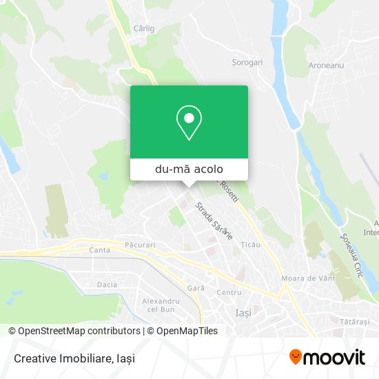 Hartă Creative Imobiliare