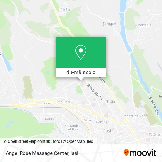 Hartă Angel Rose Massage Center