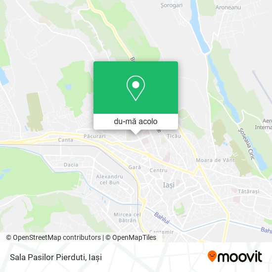 Hartă Sala Pasilor Pierduti