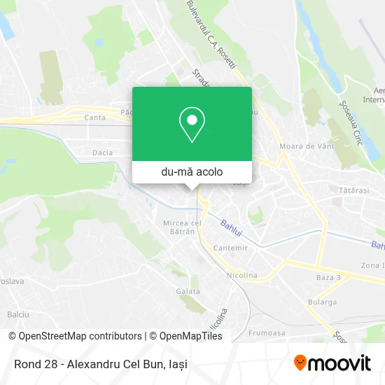 Hartă Rond 28 - Alexandru Cel Bun