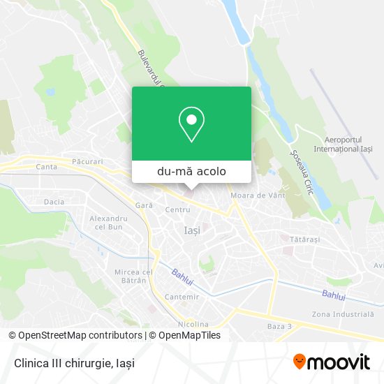 Hartă Clinica III chirurgie