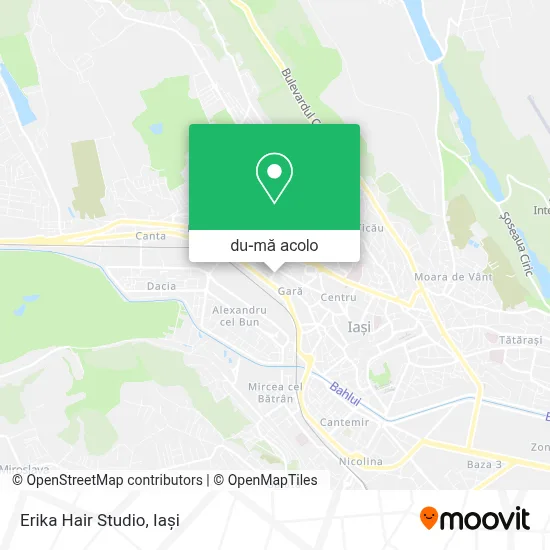 Hartă Erika Hair Studio